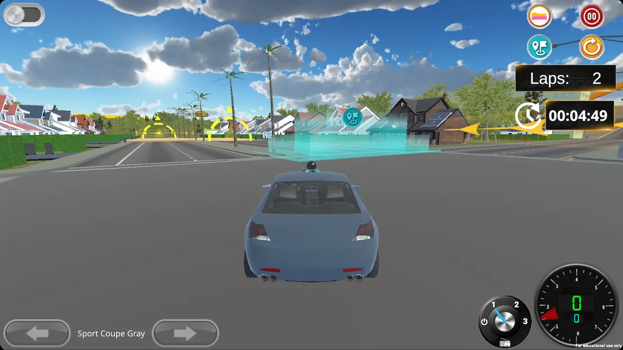 Acceleration City track overview — place at /games/acceleration-city-track.webp