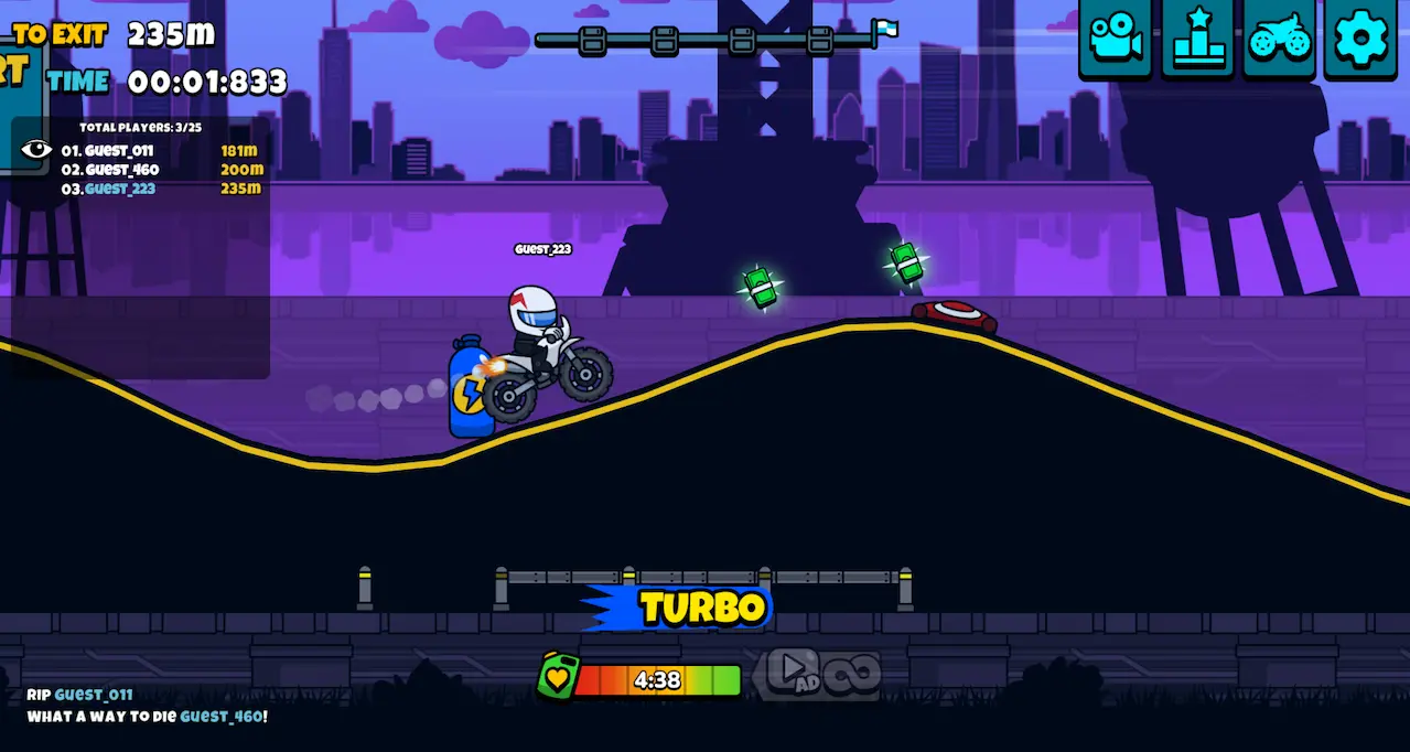 Crazy MotoX Multiplayer race