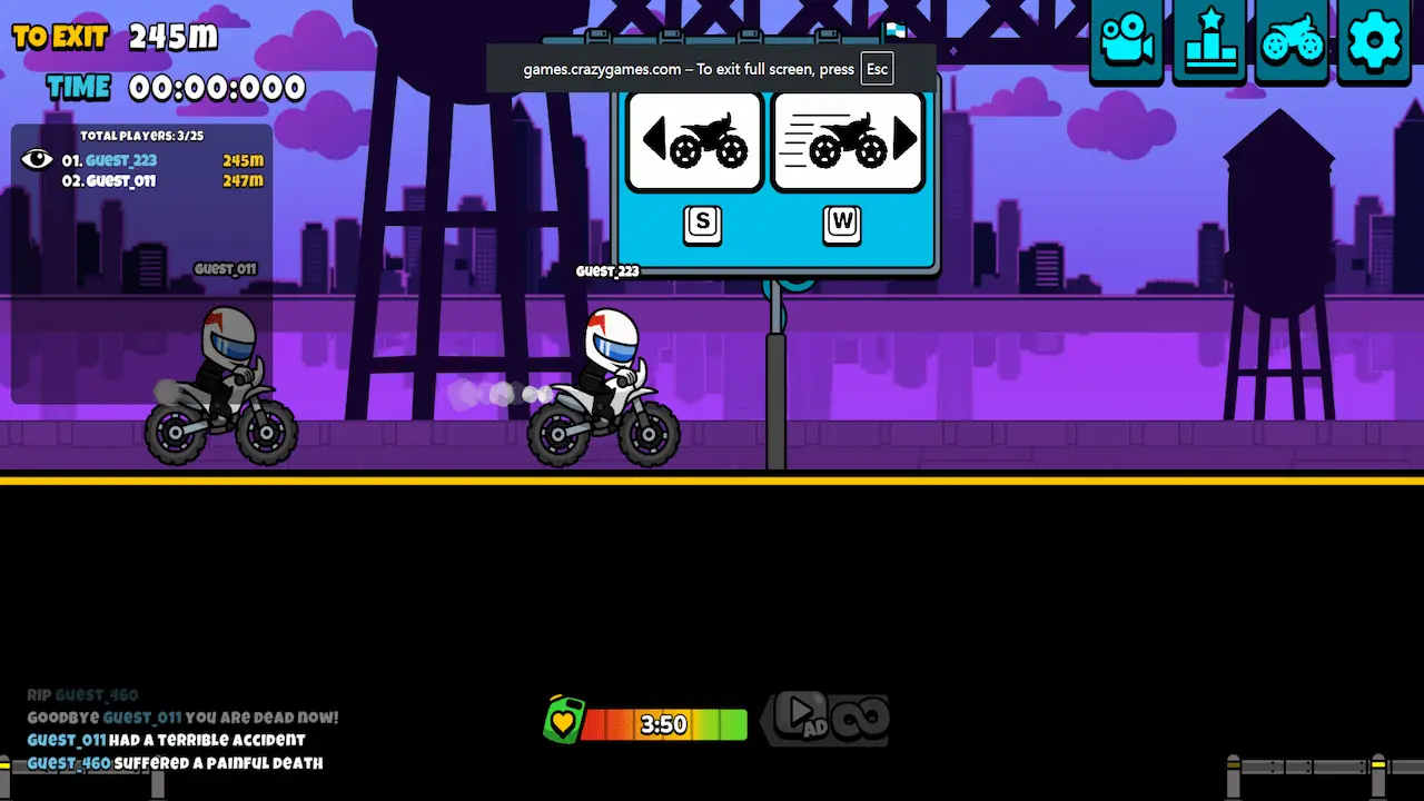 Crazy MotoX Multiplayer customization