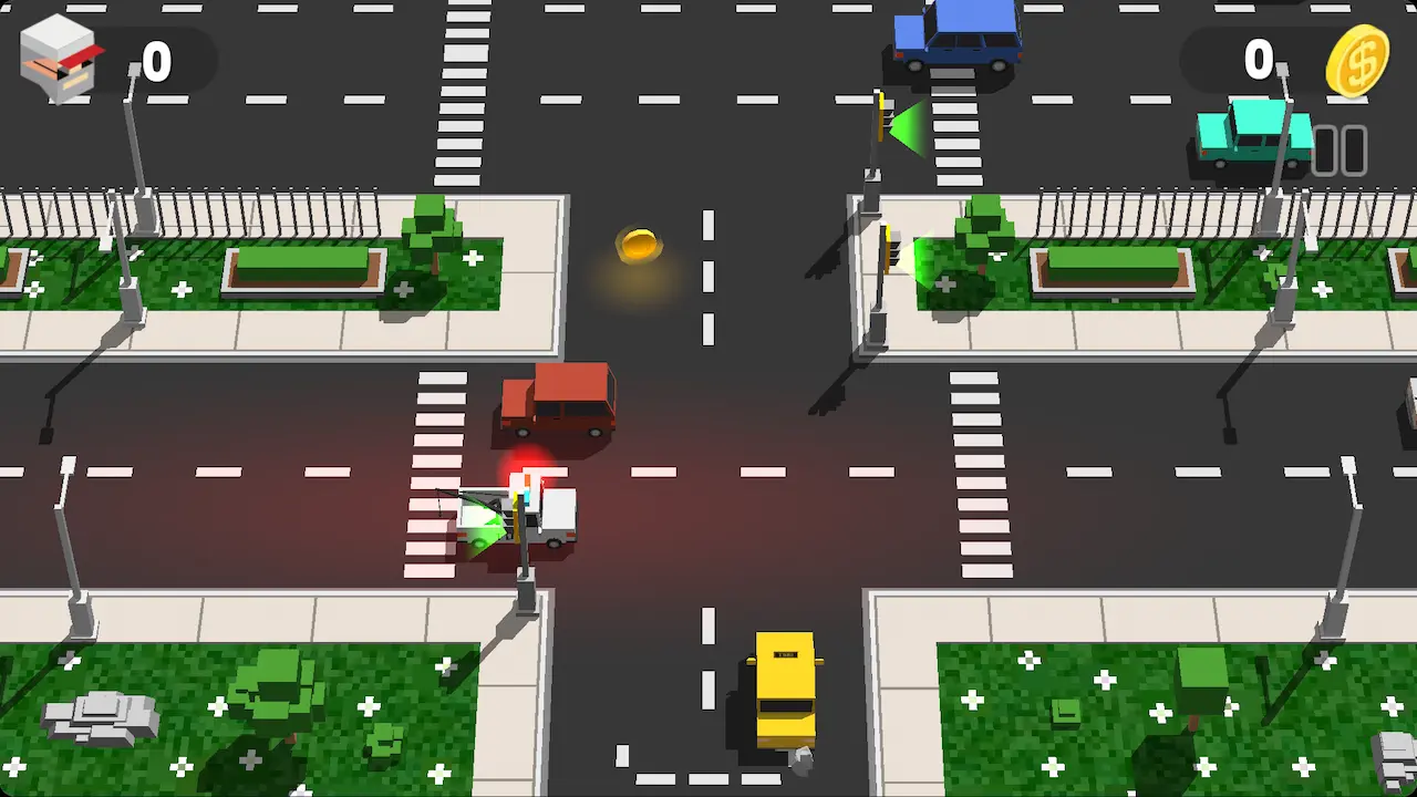 Crazy Taxi city traffic