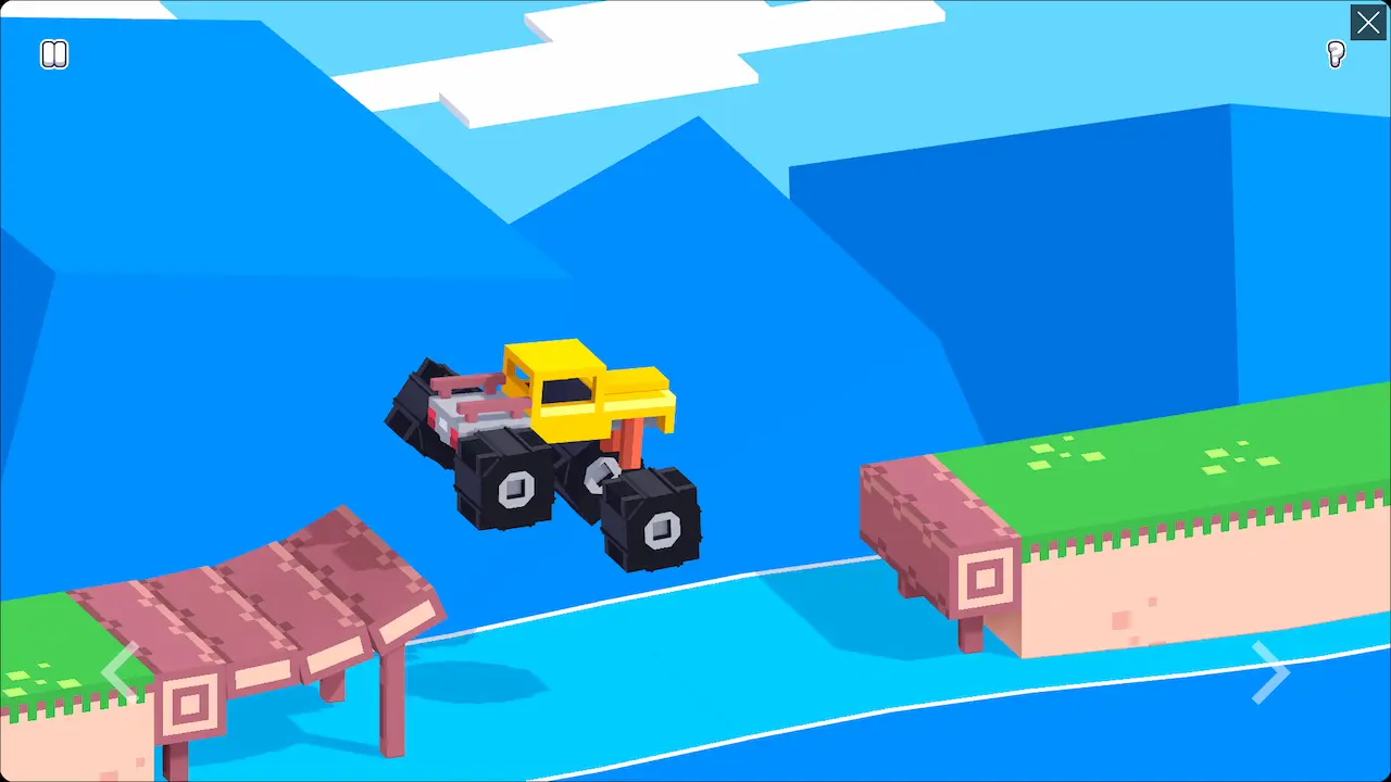 Drive Mad obstacle course