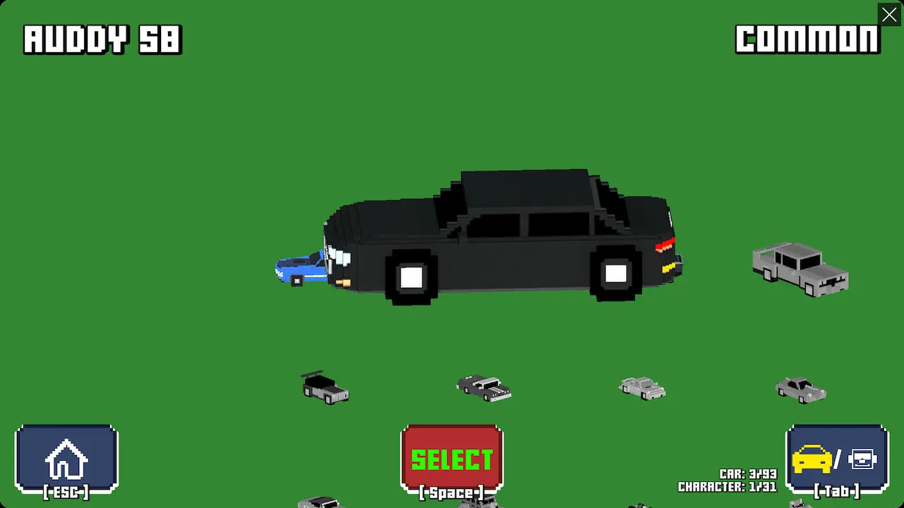 Escape Road 3 vehicle collection