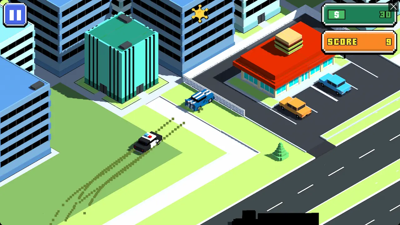 Escape Road chase gameplay