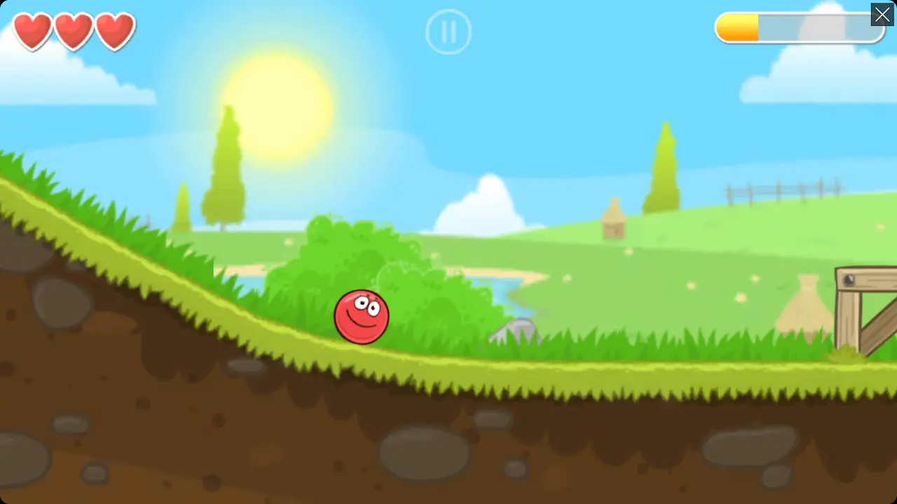 Red Ball physics platforming
