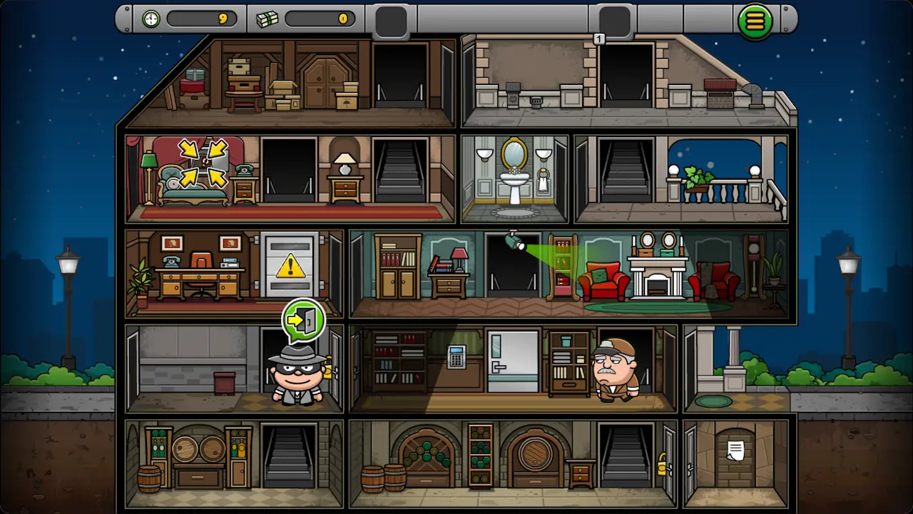 Robber Run guard patrol