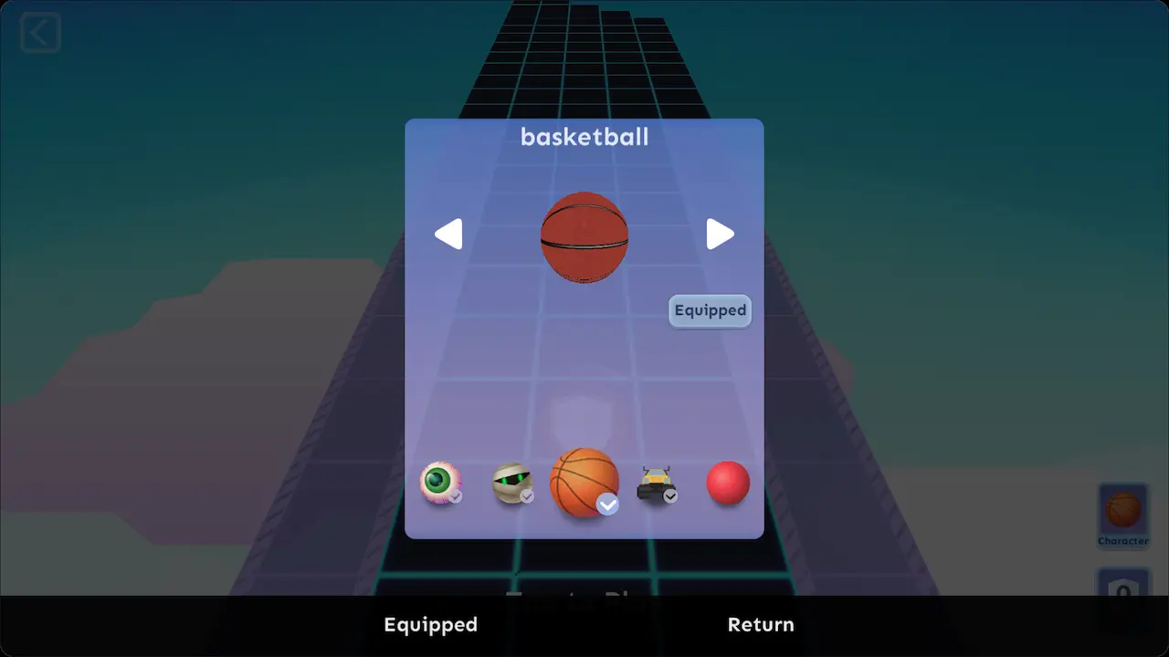 Sphere Rush obstacles and diamonds