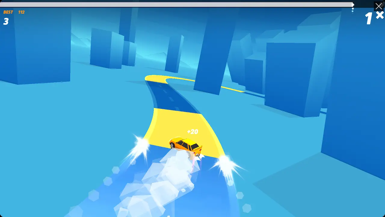 Tap Drift cornering gameplay
